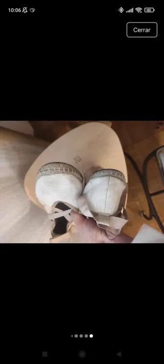 Alpargatas Flabelus Talla 41 Beige