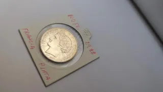 Moneda 100 Francos Plata 1988