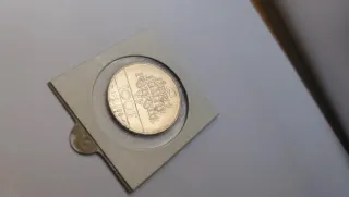 Moneda 100 Francos Plata 1988