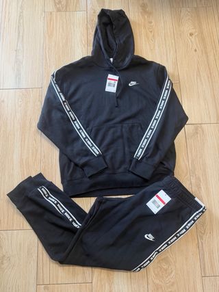 Conjunto Deportivo Nike Hombre Negro