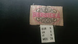 Falda mini vaquera negra