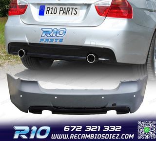 PARAGOLPES TRASERO BMW E90 05-08 LOOK M PDC