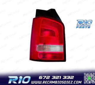 PILOTO IZQ VOLKSWAGEN VW TRANSPORTER T5 1P 10-15 BLANCO ROJO