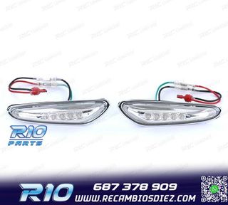 INTERMITENTES BMW E46 01-05 LATERALES LED CROMADO