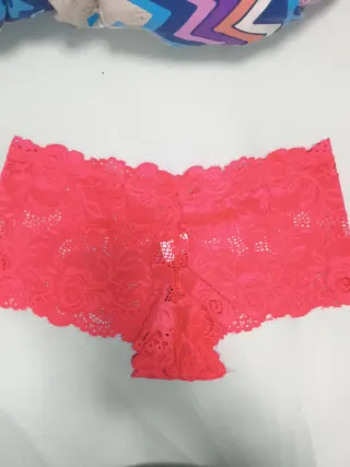 Culotte encaje floral  Fucsia - Talla L