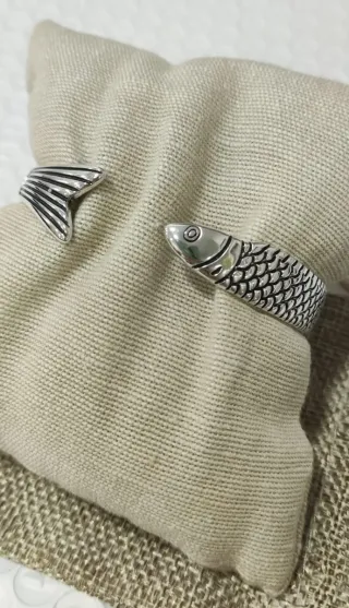 Pulsera Plata Diseño Pez