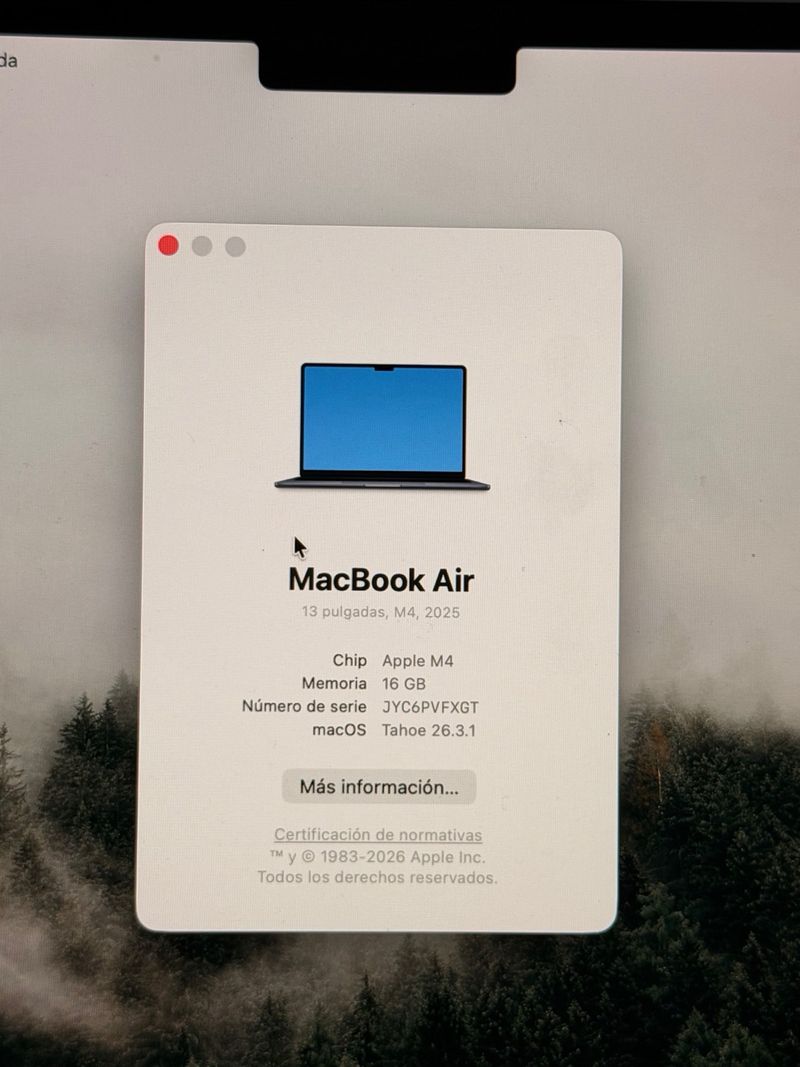 MacBook Air 13 M4 2025 afbeelding 6