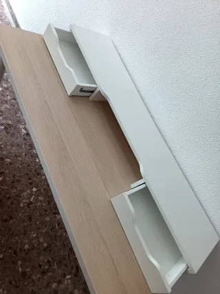 Escritorio Lagkapten con estante Alex de Ikea