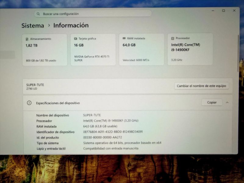 PC Gaming i9 RTX 4070 Ti 64GB DDR5 afbeelding 4
