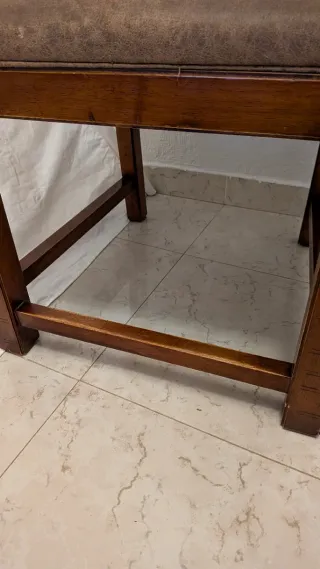 2 Sillas Madera maciza Vintage