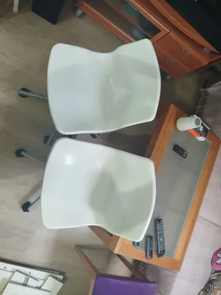 Silla escritorio Ikea giratoria blanca