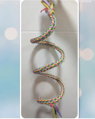 Espiral/liana para pájaros