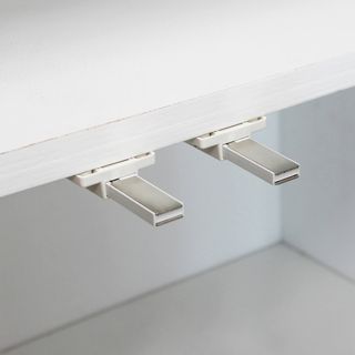 Madia 3 Ante con Decoro Legno 135x45x80cm Bianco