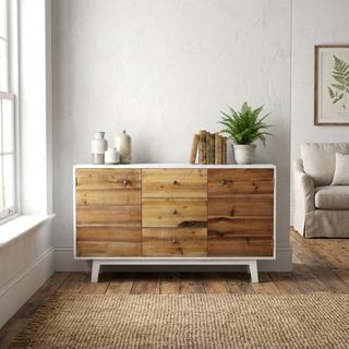 Madia 2 Ante in Legno 142x45x83cm Design Moderno