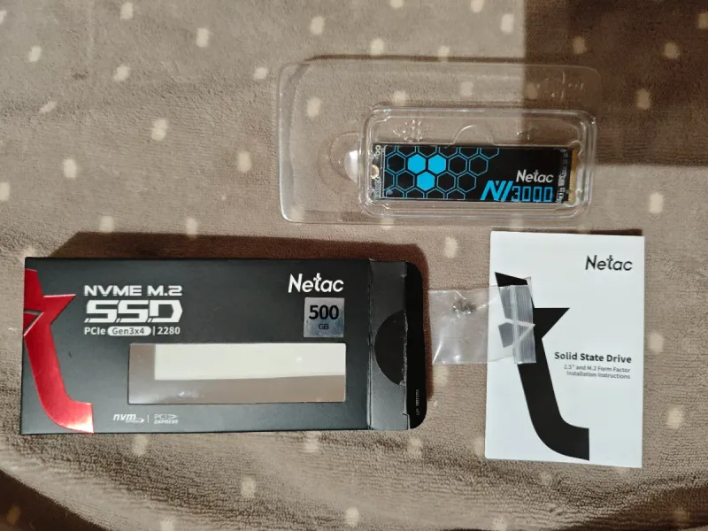 SSD NVMe M.2 Netac 500GB Gen3x4 2280 afbeelding 5