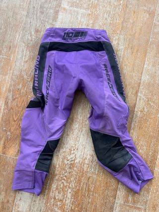Traje Motocross 110 Racing Morado