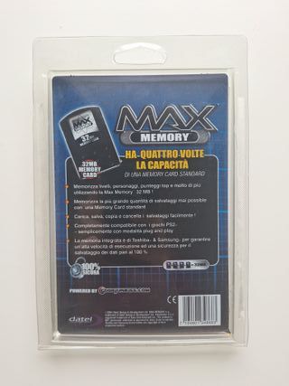 Max Memory 32MB PS2/PS1 Memory Card