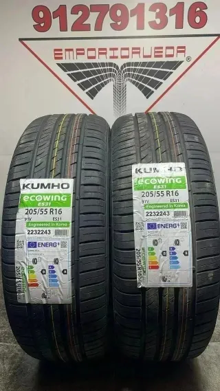 205 55 16 V KUMHO RUEDA NUEVA YA MONTADA