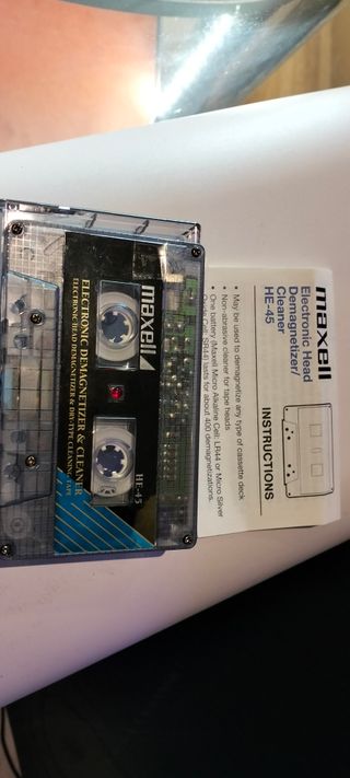 Maxell HE-45 Demagnetizador y Limpiador Cabezales