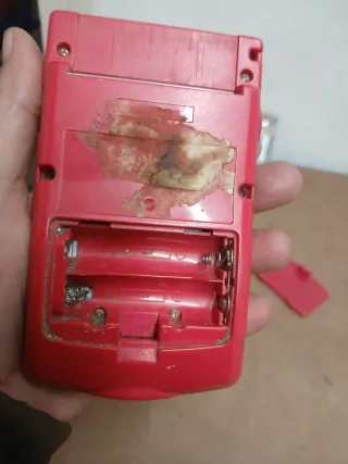 Consola Game Boy Color Roja + Juego Mario