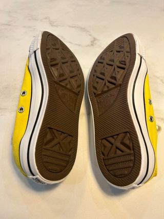 Converse All Star Amarillas Talla 37