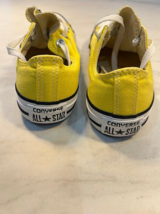 Converse All Star Amarillas Talla 37