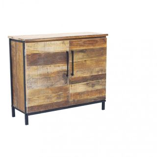 Madia Moderna 2 Ante Legno e Metallo 100x40x86cm