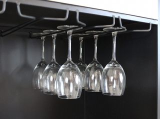 Mobile Portabottiglie Portabicchieri Legno 95 cm