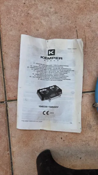 Fornellone Kemper 2 fuochi ghisa