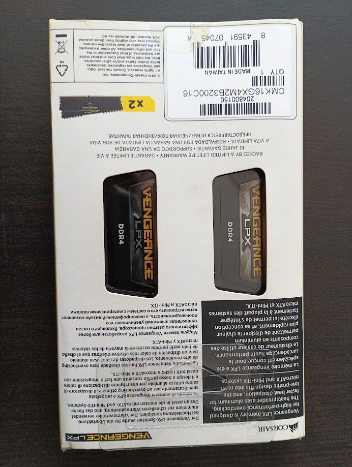 Corsair Vengeance LPX DDR4 16GB (2x8GB) 3200MHz afbeelding 3
