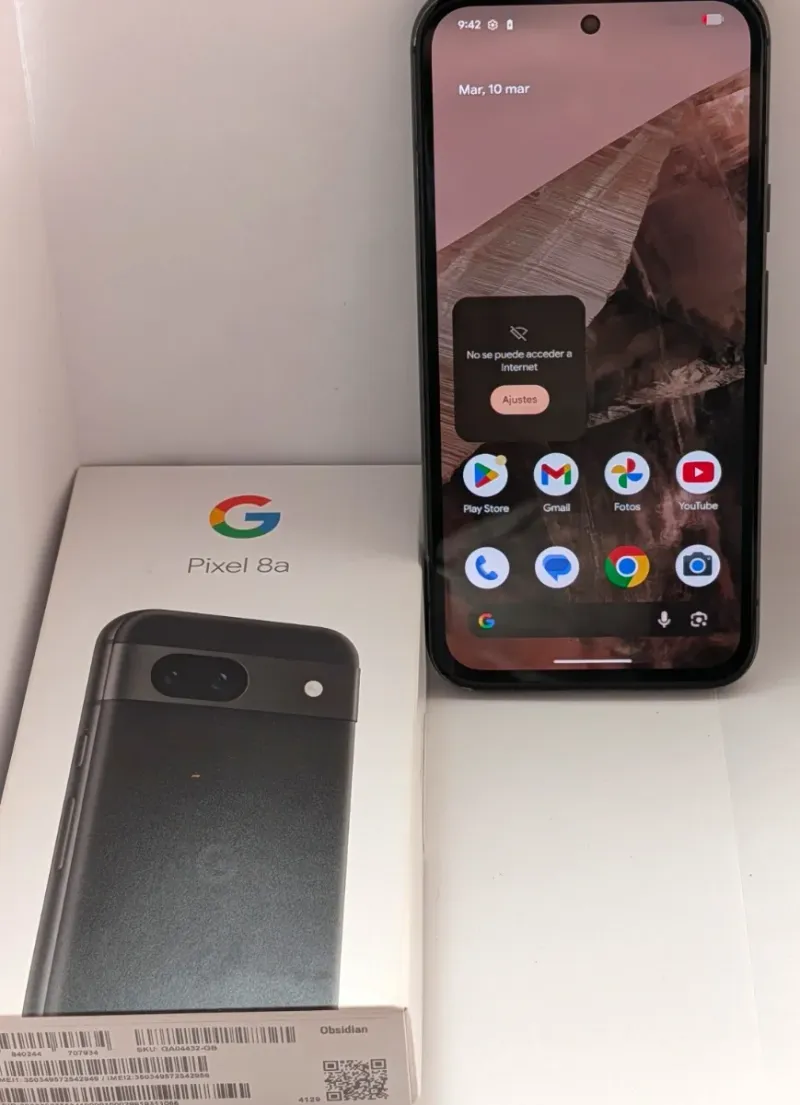 Google Pixel 8a Negro/Gris afbeelding 3