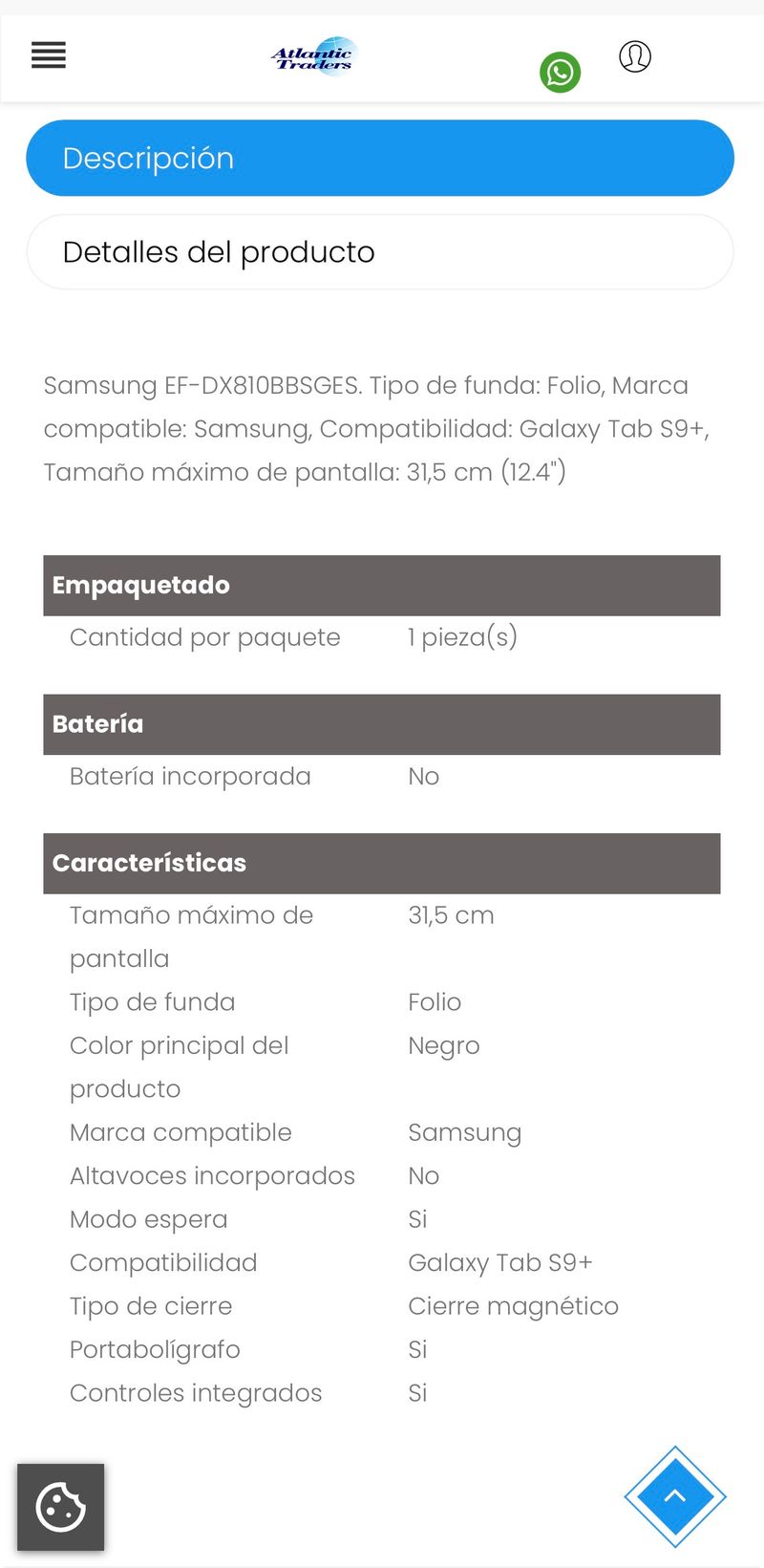 Funda Teclado Samsung Nueva afbeelding 5