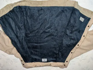 Chaqueta Lacoste Bomber Beige Clásica 80s Hombre L