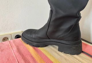 Botas altas negras zara