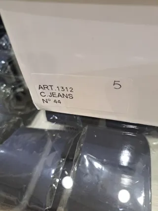 Polacchine scamosciate uomo tg. 44 colore jeans