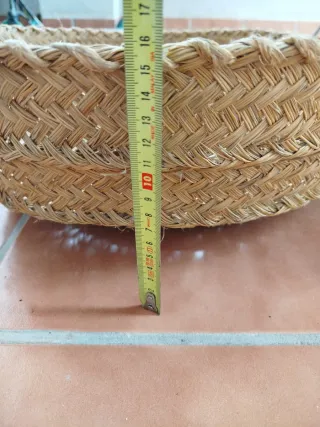 Capazo antiguo de esparto