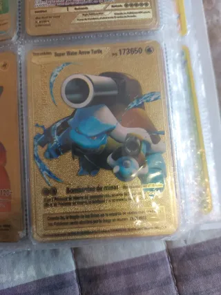 Carta Pokémon Charizard Dorada Exclusiva