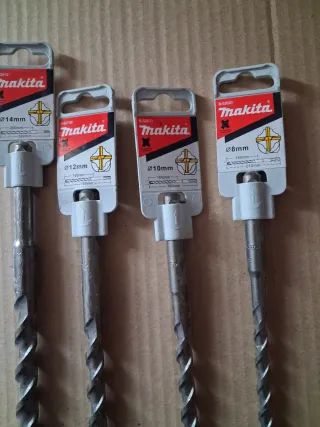 Brocas Makita 4 uds Ø8-14mm