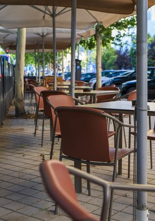 Mesa Terraza EZPELETA Madera y Metal