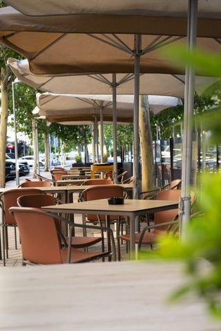 Mesa Terraza EZPELETA Madera y Metal