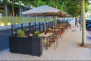 Mesa Terraza EZPELETA Madera y Metal