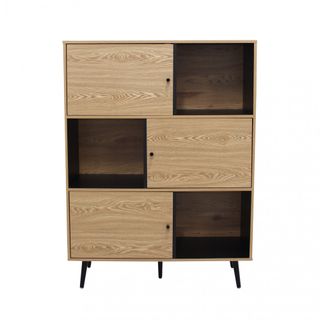 Credenza Moderna 6 Vani Truciolare 100x39,5x135 cm