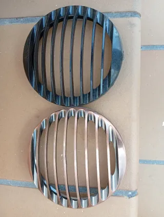 Porta Faro Harley Davidson Negro y Cobre