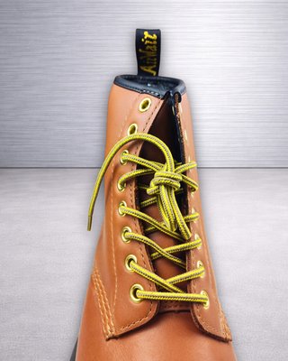 Dr Martens 1460 Tan Blizzard WP Marron Piel Mujer