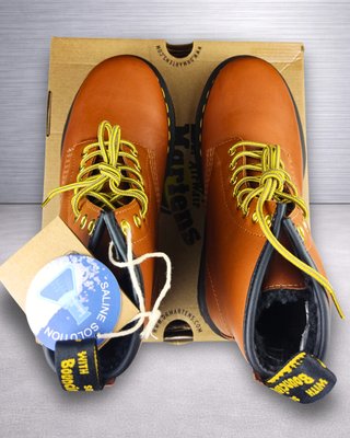 Dr Martens 1460 Tan Blizzard WP Marron Piel Mujer
