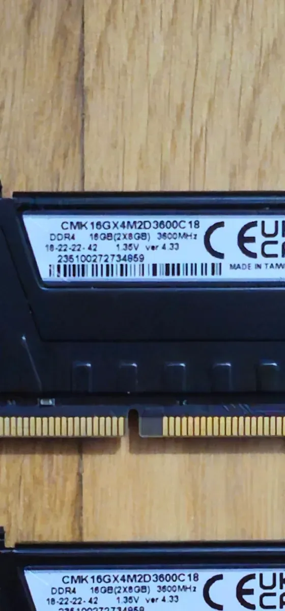 Urge vender RAM Corsair 16GB DDR4 3600MHz afbeelding 3