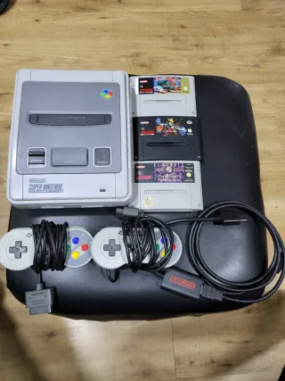 Super Nintendo PAL + Adaptador HDTV 1080p