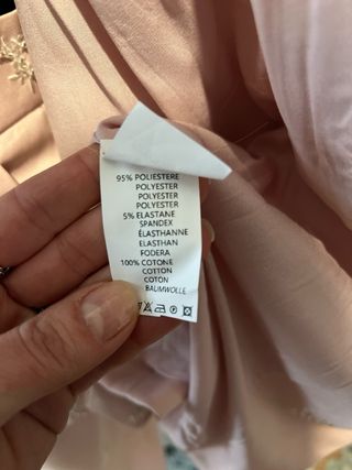 Completo donna rosa con perline