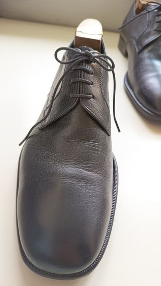 ALFEO PISANI Derby Pelle Blu N.45