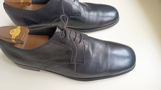 ALFEO PISANI Derby Pelle Blu N.45